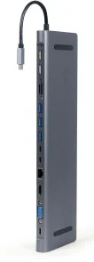 Фото: USB-хаб Cablexpert 9in1 Gray (A-CM-COMBO9-01) № 2 | KTC