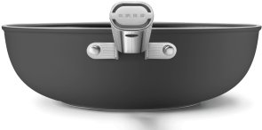 Сковорода Smeg 50S Retro Style 30cm Black Matte (WOF3002BLM)