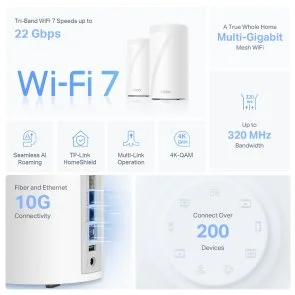 Фото: Wi-Fi система TP-Link Deco BE85 (DECO-BE85-2-PACK) № 5 | KTC