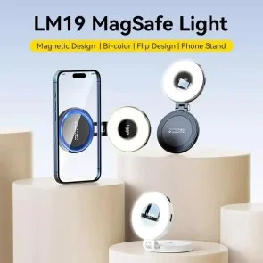 Фото: Світлодіодне селфі-кільце Ulanzi LM19 Magsafe Fill Light Black (L049GBB1) № 3 | KTC