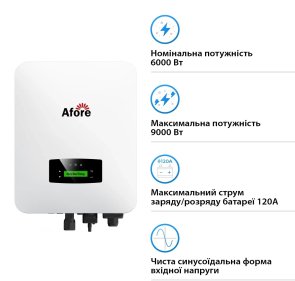 Інвертор Afore AF6K-SLP 6000W
