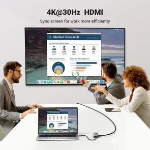 Фото: USB-хаб UGREEN CM512 Gray (90568) № 6 | KTC