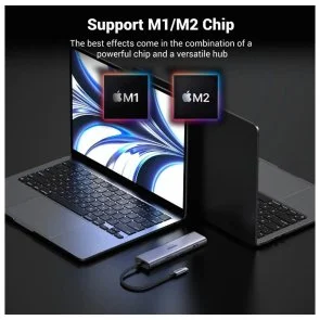 Фото: USB-хаб UGREEN CM511 7in1 Grey (45521) № 7 | KTC