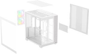 Корпус Ocypus Delta C74 ARGB White with window (DELTA-C74-WHD200XX-GL)