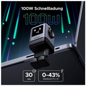 Зарядний пристрій UGREEN X688 GaN 100W Grey (45515B)