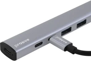 Фото: USB-хаб Proove Arc Link 5in1 Silver (HBAL00222024) № 2 | KTC