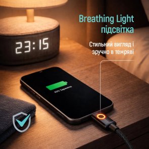 Кабель ColorWay CBPDCC103 60W Type-C / Type-C 1m Black (CW-CBPDCC103-BK)