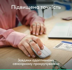 Фото: Миша Logitech Mobi Fold White (910-007631) № 6 | KTC