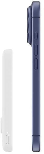 Батарея універсальна Belkin BoostCharge Slim 5000mAh 20W Qi2 15W with Kickstand White (BPD011HQWH)