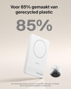 Батарея універсальна Belkin BoostCharge Slim 5000mAh 20W Qi2 15W with Kickstand White (BPD011HQWH)