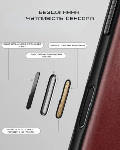 Чохол Nomad for Apple iPhone 17 Pro Max - Modern Leather Horween Burgundy (NM011840858)