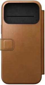 Фото: Чохол Nomad for Apple iPhone 17 Pro - Modern Leather Folio English Tan (NM014179858) № 2 | KTC