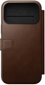 Фото: Чохол Nomad for Apple iPhone 17 Pro - Modern Leather Folio Brown (NM014186858) № 2 | KTC