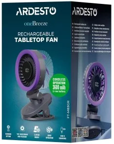 Фото: Вентилятор Ardesto OneBreeze FT-M83GR Grey № 11 | KTC