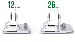 Підставка для ноутбука UGREEN LP258 Vertical Laptop Stand Silver