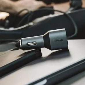 Фото: Автомобільний зарядний пристрій Nomad Dual Port 50W Black (NM01895985) № 6 | KTC