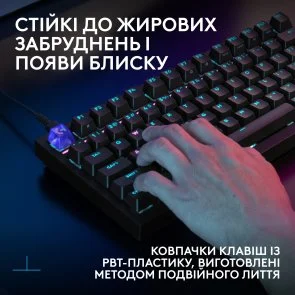Фото: Клавіатура Logitech G316 X 98 Tactile ENG/UKR USB Black (920-014205) № 8 | KTC