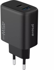 Зарядний пристрій Proove Silicone Power 2 45W Black (WCSP24110001)