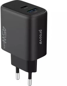 Фото: Зарядний пристрій Proove Silicone Power 2 45W Black (WCSP24110001) № 3 | KTC