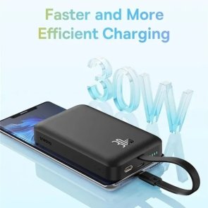 Батарея універсальна Baseus Magnetic Mini 30W 10000mAh Black (P1002210B113-00)