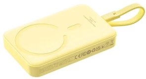 Батарея універсальна Baseus Magnetic Mini 30W 10000mAh Yellow (P1002210BY23-00)