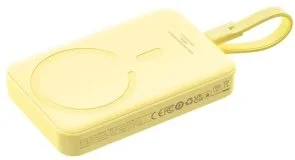 Фото: Батарея універсальна Baseus Magnetic Mini 30W 10000mAh Yellow (P1002210BY23-00) № 4 | KTC