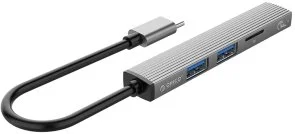 Фото: USB-хаб Orico AH-12F Gray (AH-12F-GY-BP) № 2 | KTC