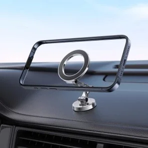 Фото: Кріплення для мобільного телефону Acefast D20 Magnetic Folding Holder Silver (6974316282839) № 5 | KTC