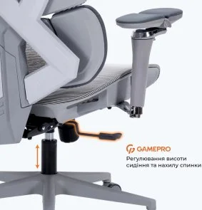 Фото: Крісло GamePro EDGE Grey (GC820MG) № 10 | KTC