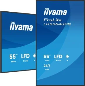 Фото: Інтерактивний дисплей iiyama ProLite LH5564UHS-B1AG 54.6 № 5 | KTC