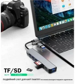 Фото: USB-хаб Dynamode 8in1 BYL-2218TU № 7 | KTC