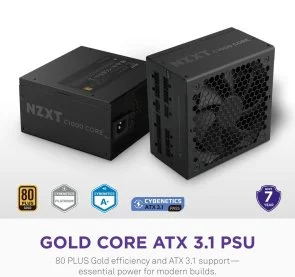 Фото: Блок живлення NZXT 1000W C1000 Gold Core (PA-0G3BB-EU) № 5 | KTC