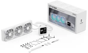 Фото: Система рідинного охолодження APNX LC1-D 360 White (APLA-SV36117.21) № 11 | KTC