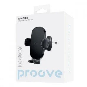 Фото: Кріплення для мобільного телефону Proove Tumbler Air Outlet Car Mount Black (CHTB00000001) № 4 | KTC