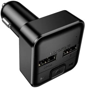 Фото: FM-Трансмітер + АЗП BOROFONE BC63 Selecto 15W Black (6941991126185) № 3 | KTC