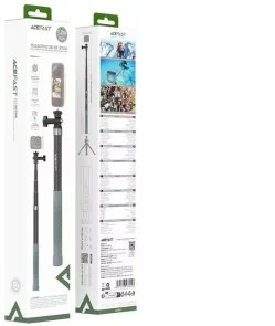 Фото: Селфі монопод Acefast E38 1.2m Carbon Fiber Telescopic Selfie Stick Gray/Black (6974316286028) № 9 | KTC