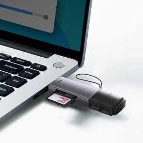 Фото: Кардрідер Baseus Lite Series Card Reader Grey (WKQX060113) № 8 | KTC