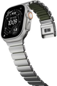 Ремінець Nomad for Apple Watch 46/49mm - Stratos Natural Hardware Forest (NM009568858)