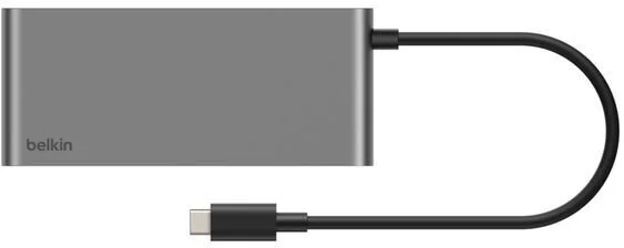 Фото: USB-хаб Belkin Connect 8in1 Space Gray (INC024hqSGY) № 3 | KTC