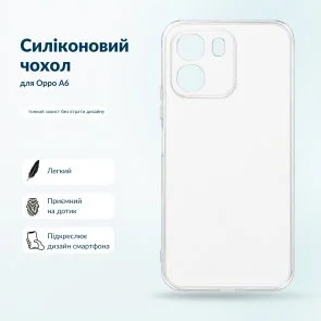 Фото: Чохол BeCover for Oppo A6 - Transparent (716074) № 6 | KTC