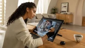 Фото: Графічний монітор Huion Kamvas 22 Gen 3 + Glove (GS2203) № 10 | KTC
