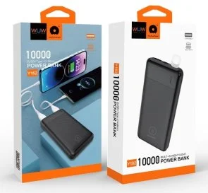 Фото: Батарея універсальна WUW Y162 10000mAh 10.5W Black № 2 | KTC