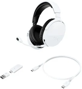 Фото: Гарнітура HyperX Cloud Stinger 3 Wireless White (BS1T9AA) № 7 | KTC