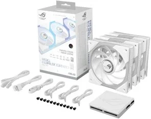 Фото: Кулер ASUS ROG Eurux GR120 ARGB Reverse White 3pcs (90DA00K3-B09020) № 29 | KTC