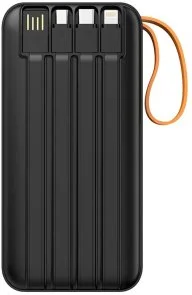 Фото: Батарея універсальна ColorWay PowerHub 30000mAh 22.5W Built-in Cable Type-C/USB-A/Lightning/Micro USB (CW-PB300LP07BK) № 5 | KTC