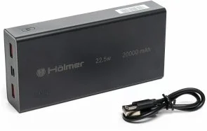 Фото: Батарея універсальна Romsat NRG-01 Rabbit 20000mAh 22.5W Black № 4 | KTC