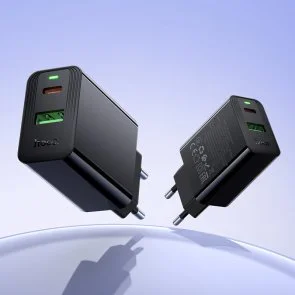 Фото: Зарядний пристрій Hoco CS94A Leader PD QC3.0 20W Black (6942007671101) № 9 | KTC