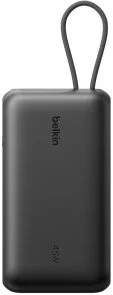 Фото: Батарея універсальна Belkin UltraCharge with Integrated Cable and Display 20000mAh 45W Black (BPB030hqBK) № 3 | KTC