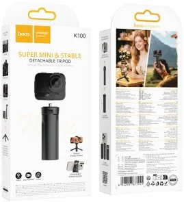 Фото: Штатив Hoco K100 Prestigio Mini Tripod Black (6942007673945) № 7 | KTC