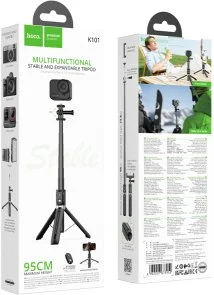 Фото: Штатив Hoco K101 Prestigio Multifunctional Tripod Black (6942007673952) № 7 | KTC